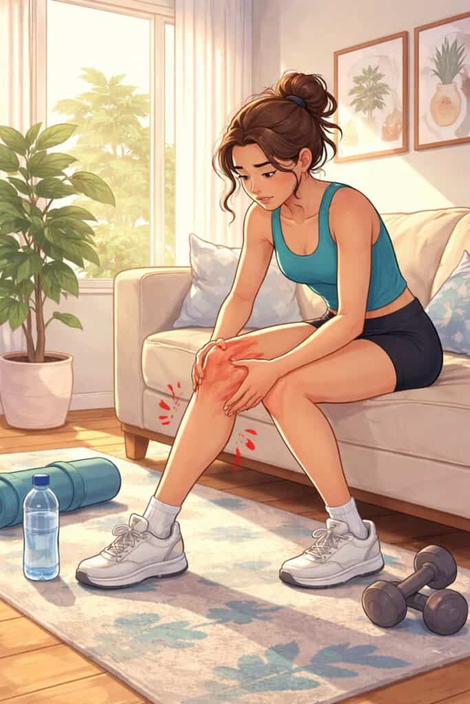 muscle soreness or joint soreness